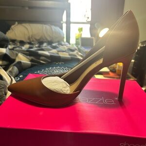 Shoe Dazzle Brown Heels